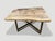 Andrianna Shamaris Live Edge Petrified Wood Coffee Table For Sale In New York - Image 6 of 18