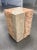 Wood Mid-Century Modern Maitland-Smith Style Tessellated Stone Pedestal Base Glass Top Side Table Manner of Casa Bique For Sale - Image 7 of 13