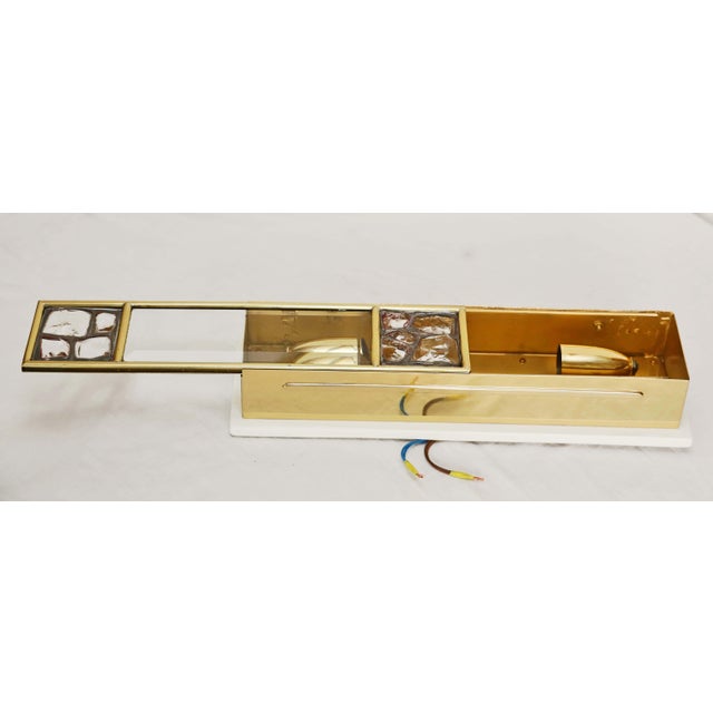 Gold Art Nouveau Secession Wall Lamp, 1890s For Sale - Image 8 of 13