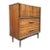 1970s Vintage Mid Century Modern 4 Drawer Dresser Dovetail Drawers For Sale