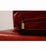 Mid-Century Modern Style Coach for Baker Furn. Red Tanned Leather Club Chair For Sale In Atlanta - Image 6 of 9