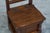 1950s Vintage Medieval Revival Accent Chair in Oak, 1950s For Sale - Image 5 of 14