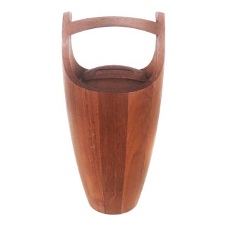 Dansk Jens Quistgaard Large Mid-Century Modern Teak Ice Bucket For Sale