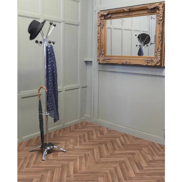 Mid-Century Modern Sputnik Style Hat, Coat and Umbrella Stand, 1970s For Sale - Image 3 of 7