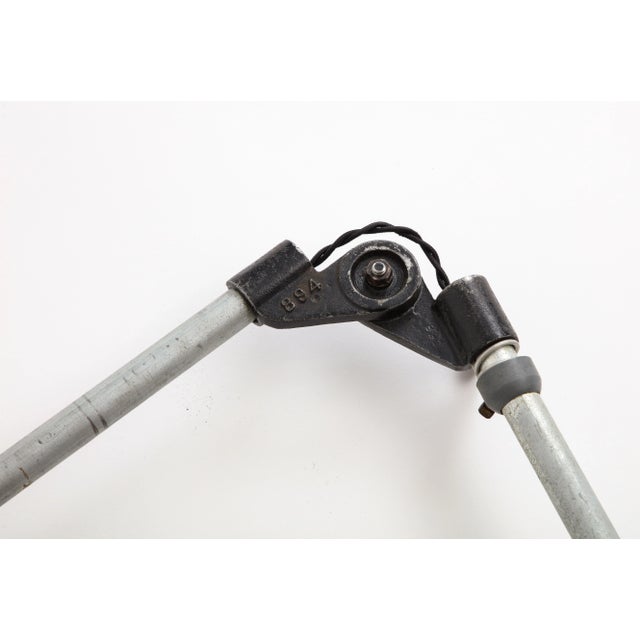 Industrial Anglepoise Wall Mounted Cast Iron Sconce, C. 1940 For Sale - Image 9 of 13