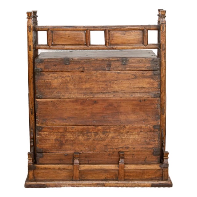 Rare Oversize Antique Wedding Basket For Sale