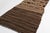1950s Mid 20th Century Handwoven Brown Tribal Hallway Rug For Sale - Image 5 of 10
