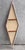 Textile Monumental Graphic Hard Edge Elongated Diamond Painting, Vintage Abstract For Sale - Image 7 of 7