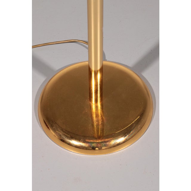 1970s Murano Pink Lilly Floorlamp Murano Glass and Gilt Brass by Franco Luce, 1970 For Sale - Image 5 of 13