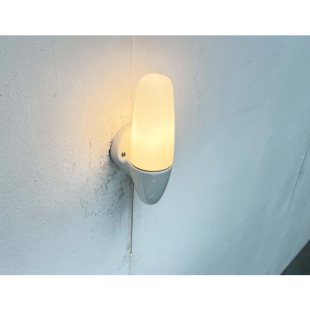 Mid-Century Modern German Ceramic 6065 Sconce by Wilhelm Wagenfeld for Lindner, 1950s, Set of 2 For Sale - Image 12 of 18