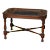 English Georgian Style Walnut Tea Table & Removable Toleware Serving Tray 20th For Sale