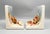 Late 20th Century Vintage Otagiri Japan Ceramic Seashell & Starfish Bookends — Coastal / Nautical For Sale - Image 5 of 11