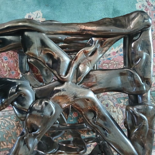 Mid 20th Century Tony Duquette Rectangular "Pulled Taffy" Table Hollywood Regency For Sale - Image 5 of 6