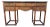 Vintage Chinoiserie Bamboo & Rattan Console Desk With Hand-Painted Lacquer Top For Sale