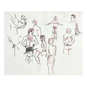 1990s Ron Yrabedra Male Figure Study
