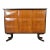 Vintage Italian Walnut and Brass Bar Cabinet Attributed to Paolo Buffa, 1940s For Sale
