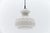White 3D Glass Hanging Lamp by Peill & Putzler, 1960s For Sale - Image 6 of 11