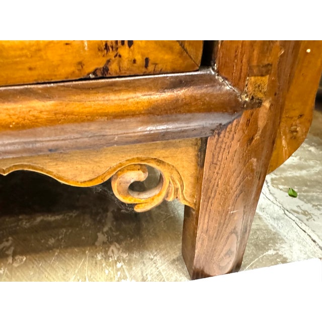 Vintage 1940's Asian Wood Sideboard For Sale - Image 11 of 12