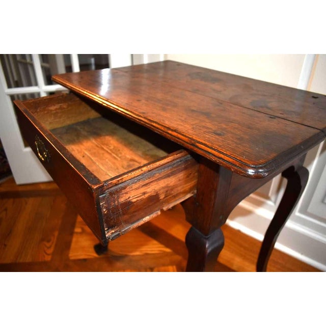 Queen Anne 18th Century English Country Queen Anne Lowboy For Sale - Image 3 of 5