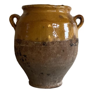 Antique Confit Pot inn Ceramic, 1890s For Sale