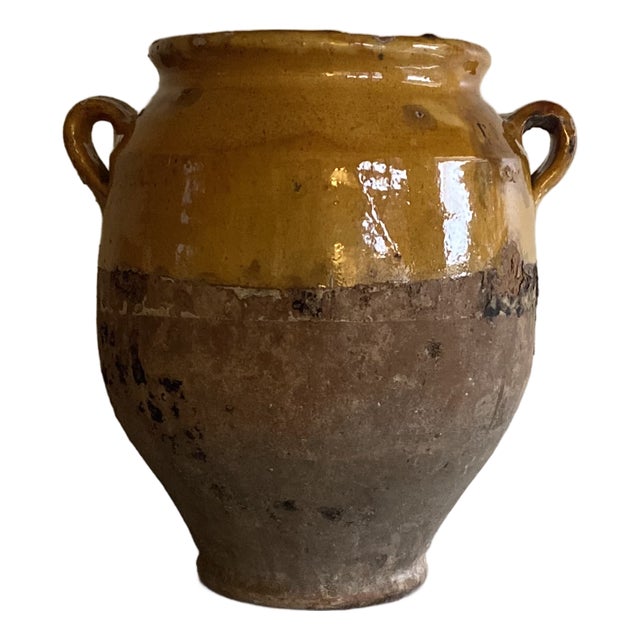 Antique Confit Pot inn Ceramic, 1890s For Sale