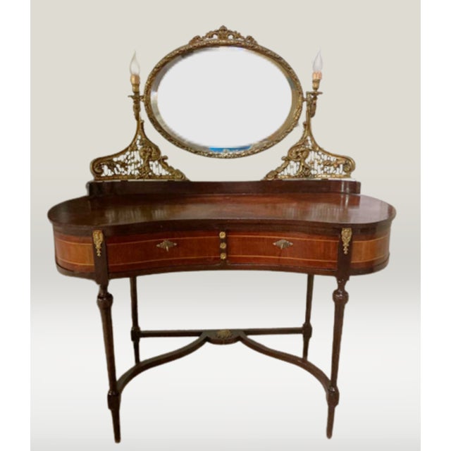 Louis XV Style Dressing Table, 1880s, in None conditions. Designed before 1890