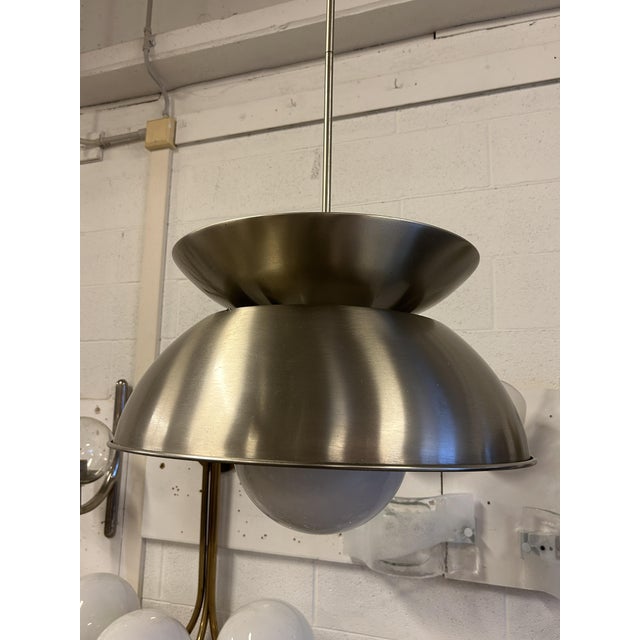 Cetra Model Glass Pendant Lamp by Vico Magistretti for Artemide, 1970s For Sale - Image 3 of 9