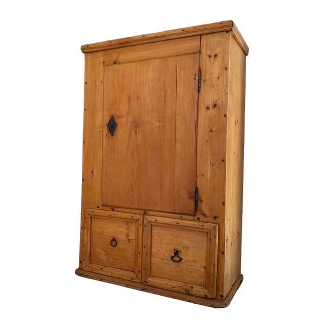 Biedermeier Farmhouse Cupboard For Sale