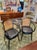Mid-Century Modern A Pair of Rare Vintage Black and Tan Bentwood Thonet Chairs by Josef Hoffman for Ligna, Circa 1970s For Sale - Image 3 of 12