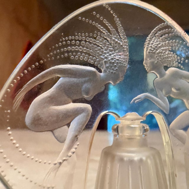 Lalique Ondines Perfume Bottle, Designed by Marie-Claude Lalique For Sale - Image 11 of 18