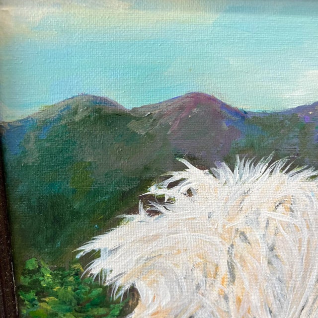 Sally Holmberg is well known for her animal portraits especially her portraits of horses. Here we have a very cute Maltese...