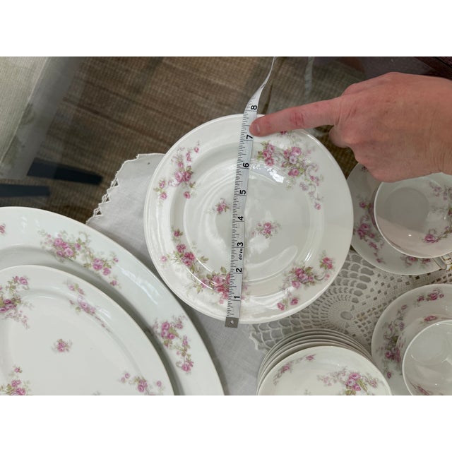Haviland & Co. Antique Limoges Dinner Set - Set of 23 For Sale - Image 4 of 15