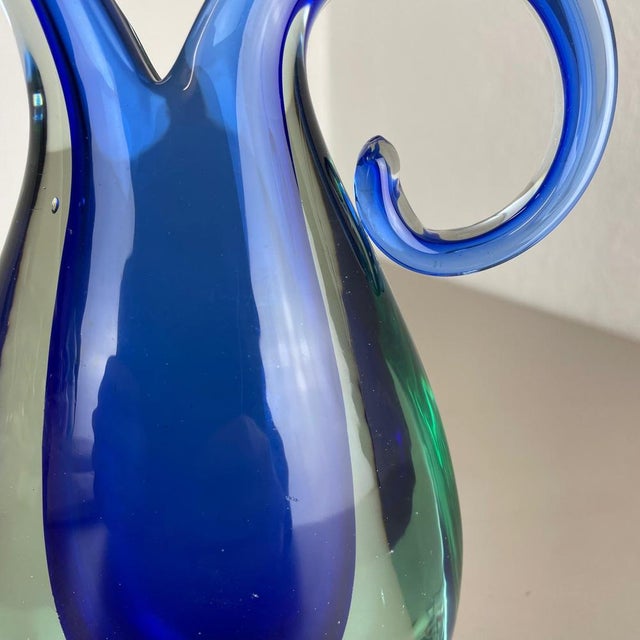 Large Murano Glass Sommerso Vase from Flavio Poli, Italy, 1970s For Sale - Image 9 of 18