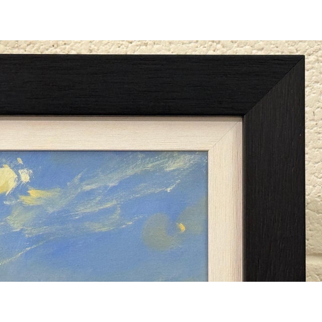 John Miller Winter landscape with snow covered fields & farmhouse in the English Countryside 1985 Circa For Sale - Image 10 of 14