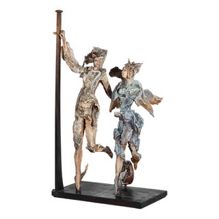 Lorenzo Servalli, Balances Sculpture, 1998, Wood For Sale