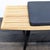 2000 - 2009 Mid-Century Slatted Wood Bench With Cushions For Sale - Image 5 of 5