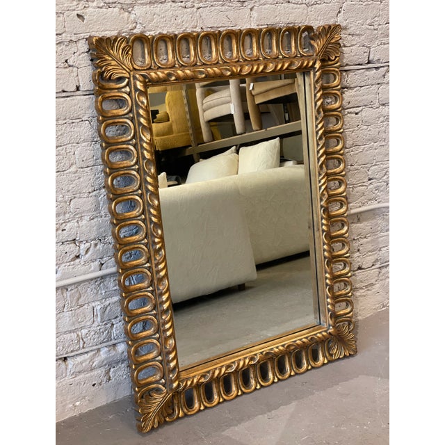 Absolutely gorgeous mirror. I love the negative space in the frame. Can be oriented either way. Excellent condition.