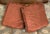 Pair of Oversized 24” Oxblood & Tan Diamond‑Lattice Jacquard Pillows With Luxe Multicolor Brush Fringe - Cottage Core - Club Room - French Country For Sale In New Orleans - Image 6 of 6