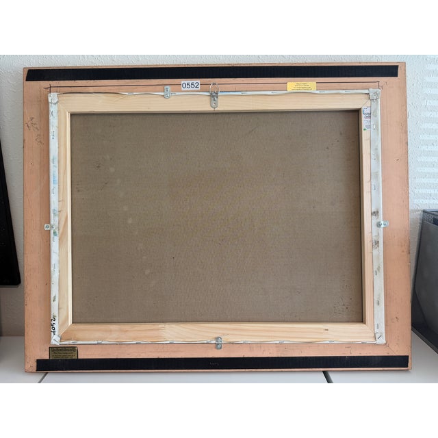 Oil Painting English Fox Hunt Horses Hounds Hunting Scene Landscape Art For Sale - Image 10 of 10