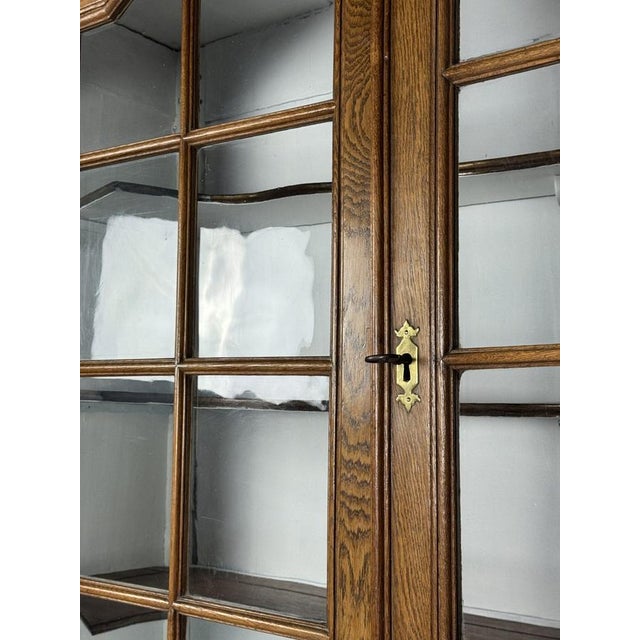 Belgian Oak Display Bookcase For Sale - Image 15 of 18
