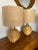Pair of Rattan and Brass Lamps. Italy, 1970s For Sale - Image 4 of 12