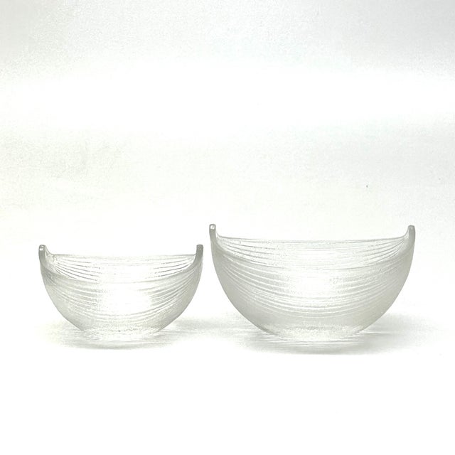 Mid-Century Studio Line Crystal Bowls by Michael Boehm for Rosenthal - A Pair For Sale In Miami - Image 6 of 12