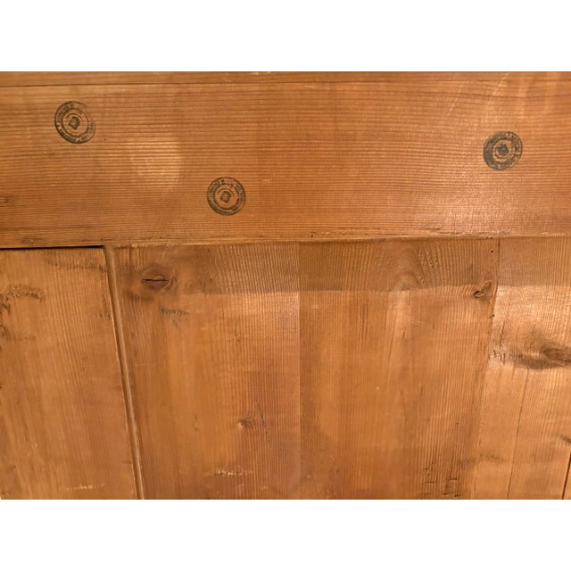 19th Century English Pine Chest of Drawers For Sale - Image 9 of 11