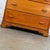 1930s to 1950s Transitional Solid Maple Gentleman’s Chest With Hand Carved Pulls and Wall Mirror For Sale - Image 12 of 18