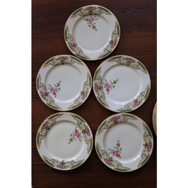 1920s Hass & Czjzek Crown Imperial Czech Porcelain Plates, Set of 11 For Sale - Image 4 of 18