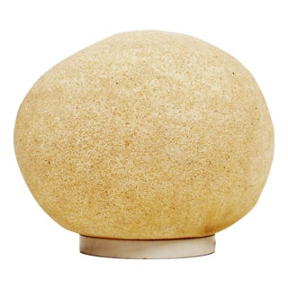 Large Vintage Rock Floor or Table Lamp attributed to André Cazenave for Dora, 1970s For Sale