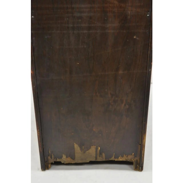 Early 1900s Antique Shaw Walker Quarter Sawn Oak 4 Drawer Arts & Crafts Office File Cabinet For Sale - Image 9 of 12