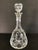 Glass Vintage Round Crystal Glass Tall Decanter For Sale - Image 7 of 8