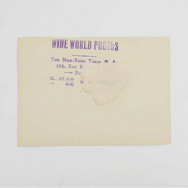 Policemen in Paris, Silver Gelatin Black and White Photography, Circa 1930 by Wide World Photos Agency For Sale - Image 4 of 4