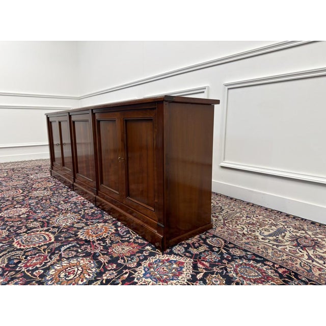 Italian Office Cabinet Sideboard For Sale - Image 5 of 16